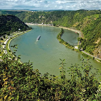 Lorelei Rock on the Rhine river